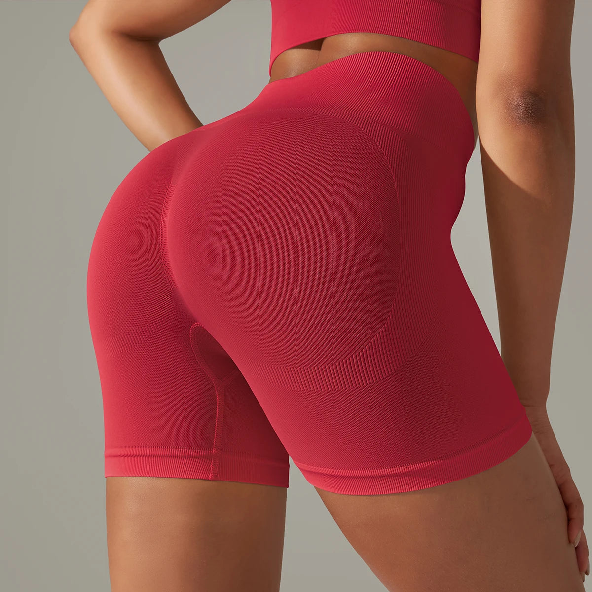 Women’s Seamless Sports Shorts | High Waist Push Up Gym