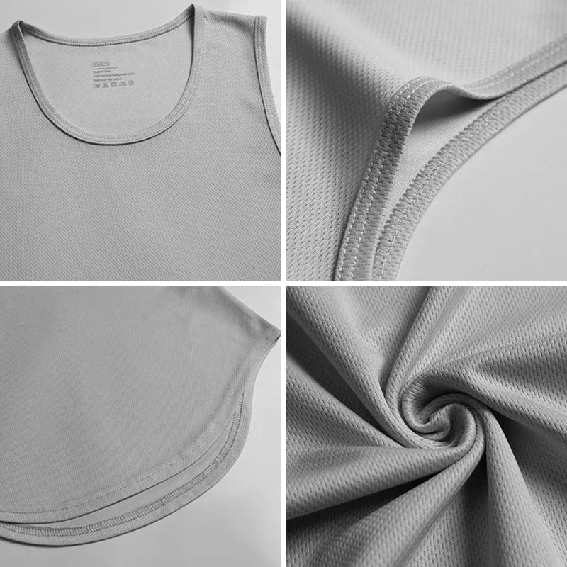 Women Athletic Running Vest Quick Dry Gym Fitness Sleeveless Tank Top