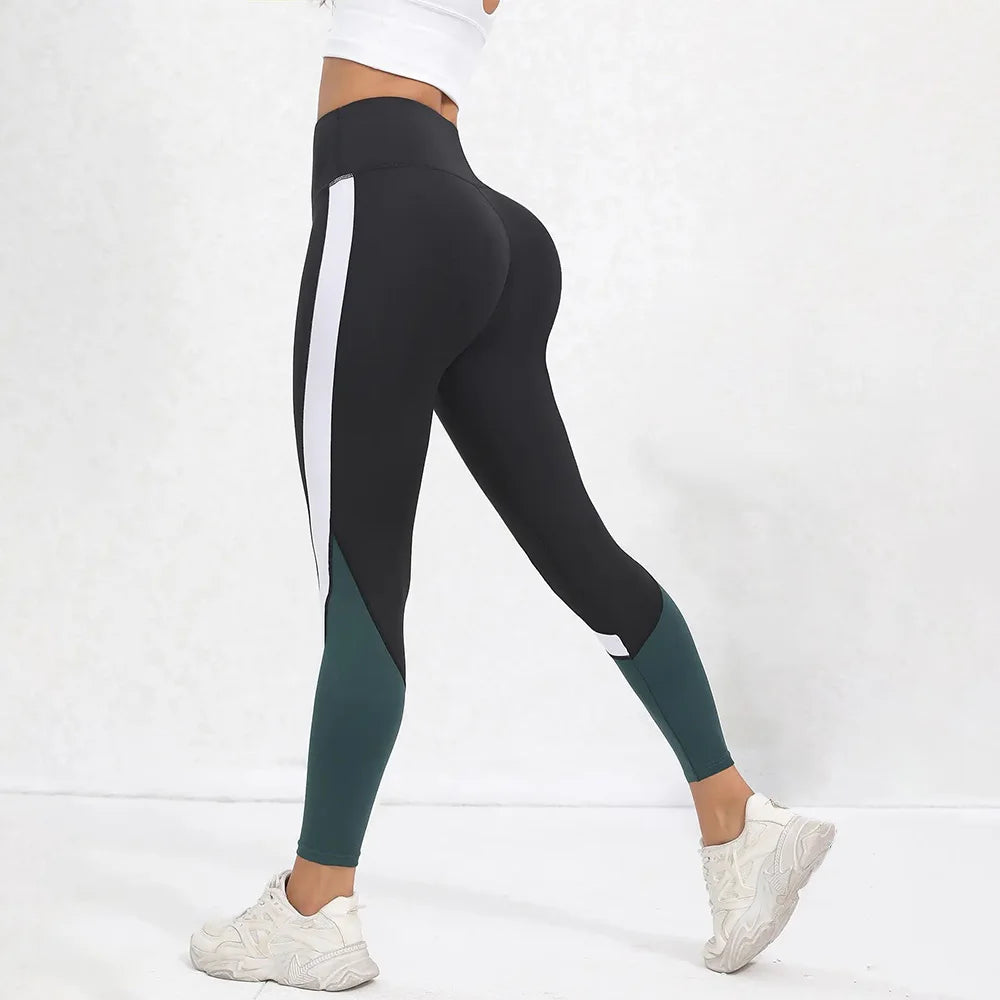 Sculpt & Flow Leggings - Seamless Colorblock