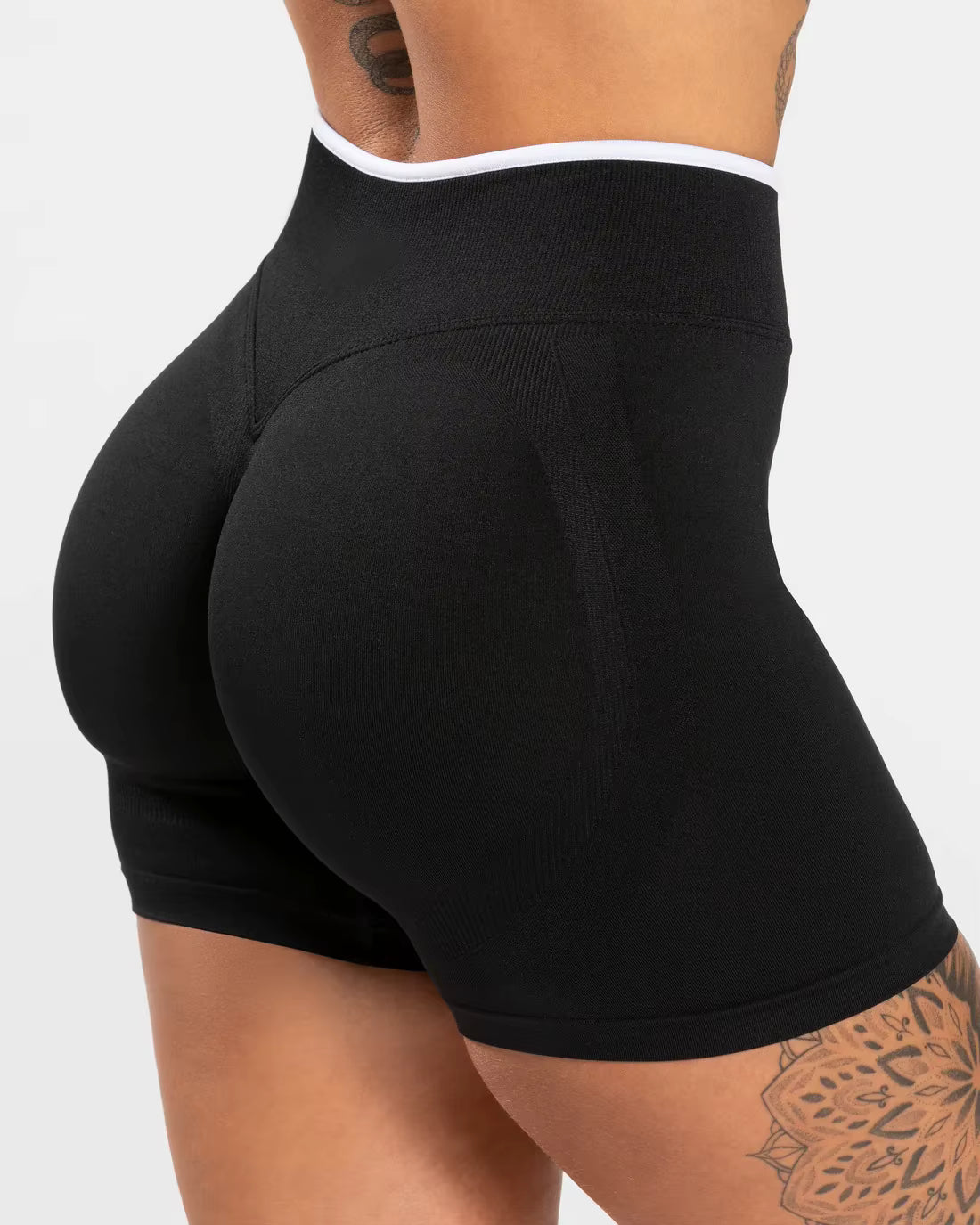 Fierce Ember™ Contour High-Waist Gym Shorts