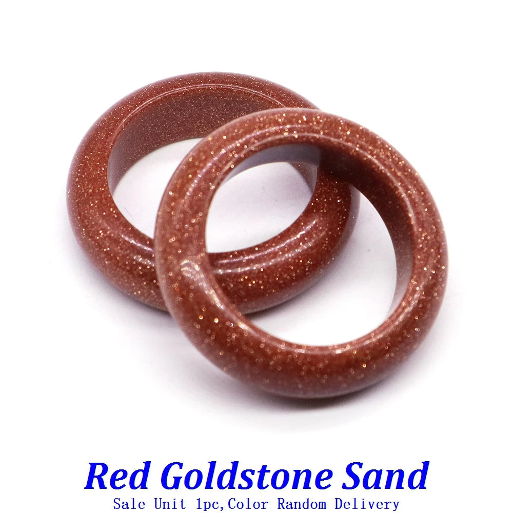 Crystal Rings – Natural Stone Reiki Healing Gem  Fashion Bridal Wedding Women Love Rings | Jewelry Accessories & Valentine’s Day Gift