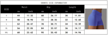 Womens High Waist Gym Running Shorts Seamless Scrunch Butt Fitness Workout