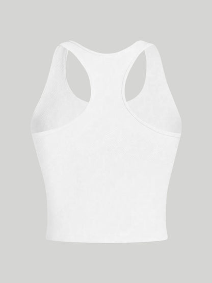 3 Pack Yoga Crop Tops | Seamless Gym Workout Tanks