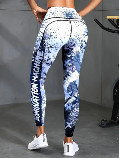 Second Skin Leggings - Patchwork Print