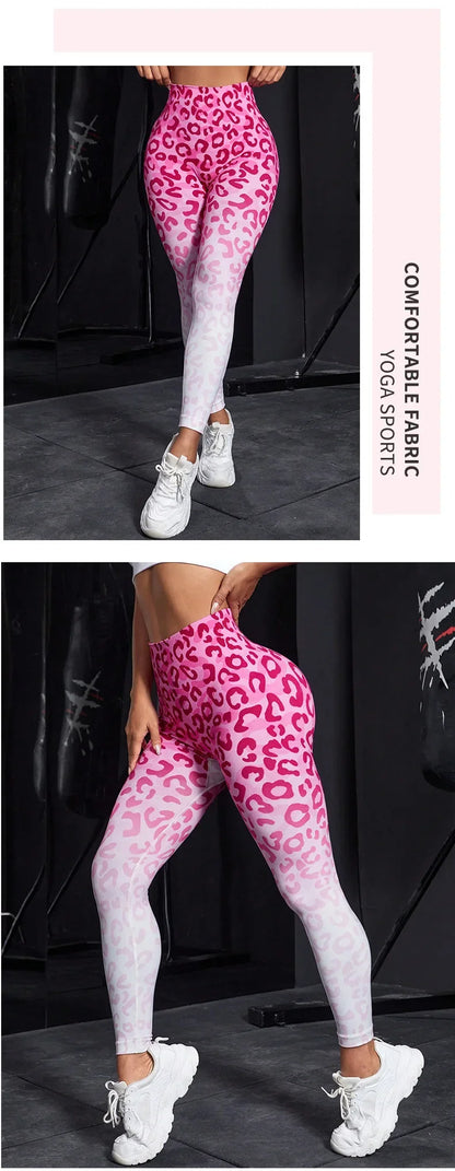 Second Skin Leggings - Blue or Pink Leopard