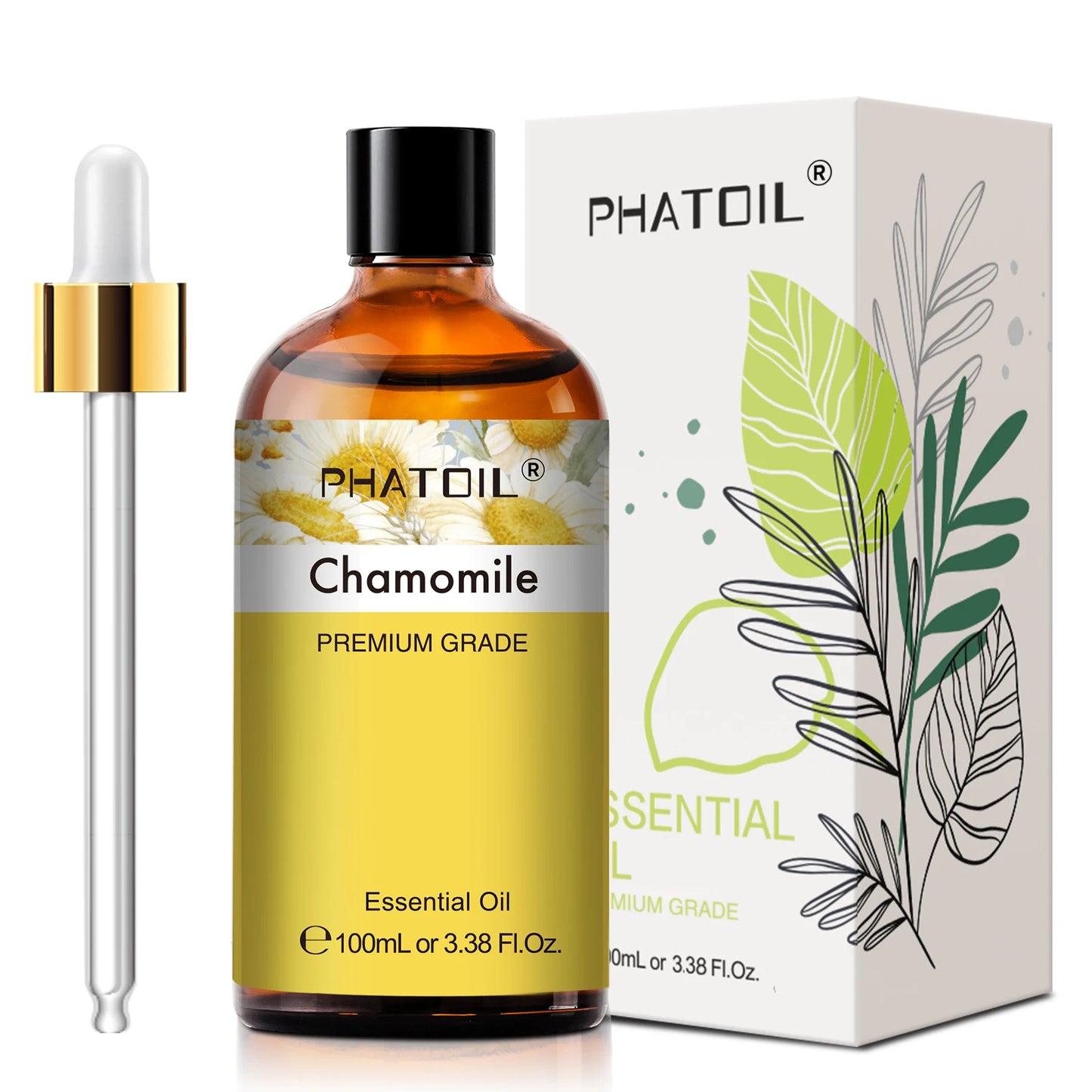 PHATOIL 100ml Essential Oil – Eucalyptus, Lavender, Vanilla, Jasmine & More