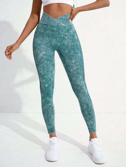 Sculpt & Flow Leggings - Crossover Waist