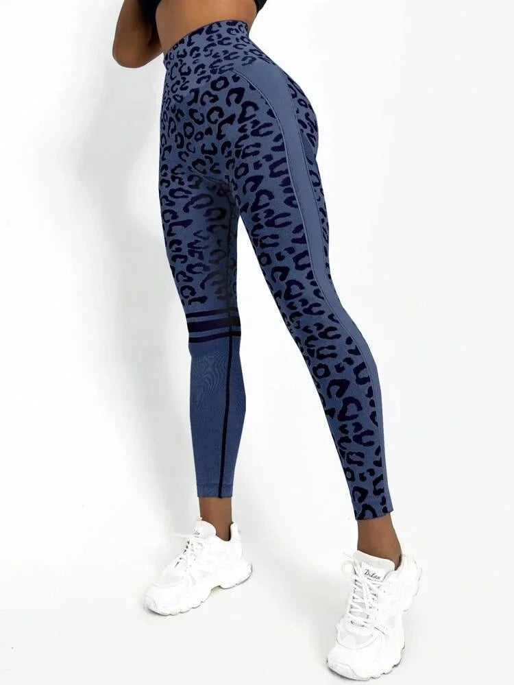 Sculpt and Flow Leggings - Leopard Print