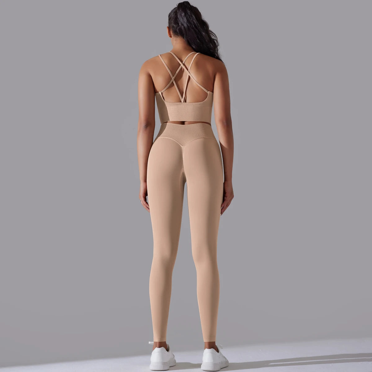 Curve & Flow Set - Brushed Fabric Moisture-Wicking