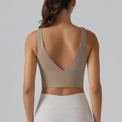 Women Athletic Sports Bra Shockproof Yoga Gym Running Workout Top