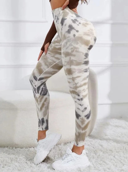 Second Skin Leggings - Seamless Multicolor Pattern