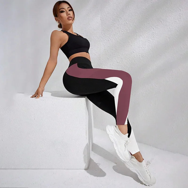 Contour Fit Leggings - European High Waisted