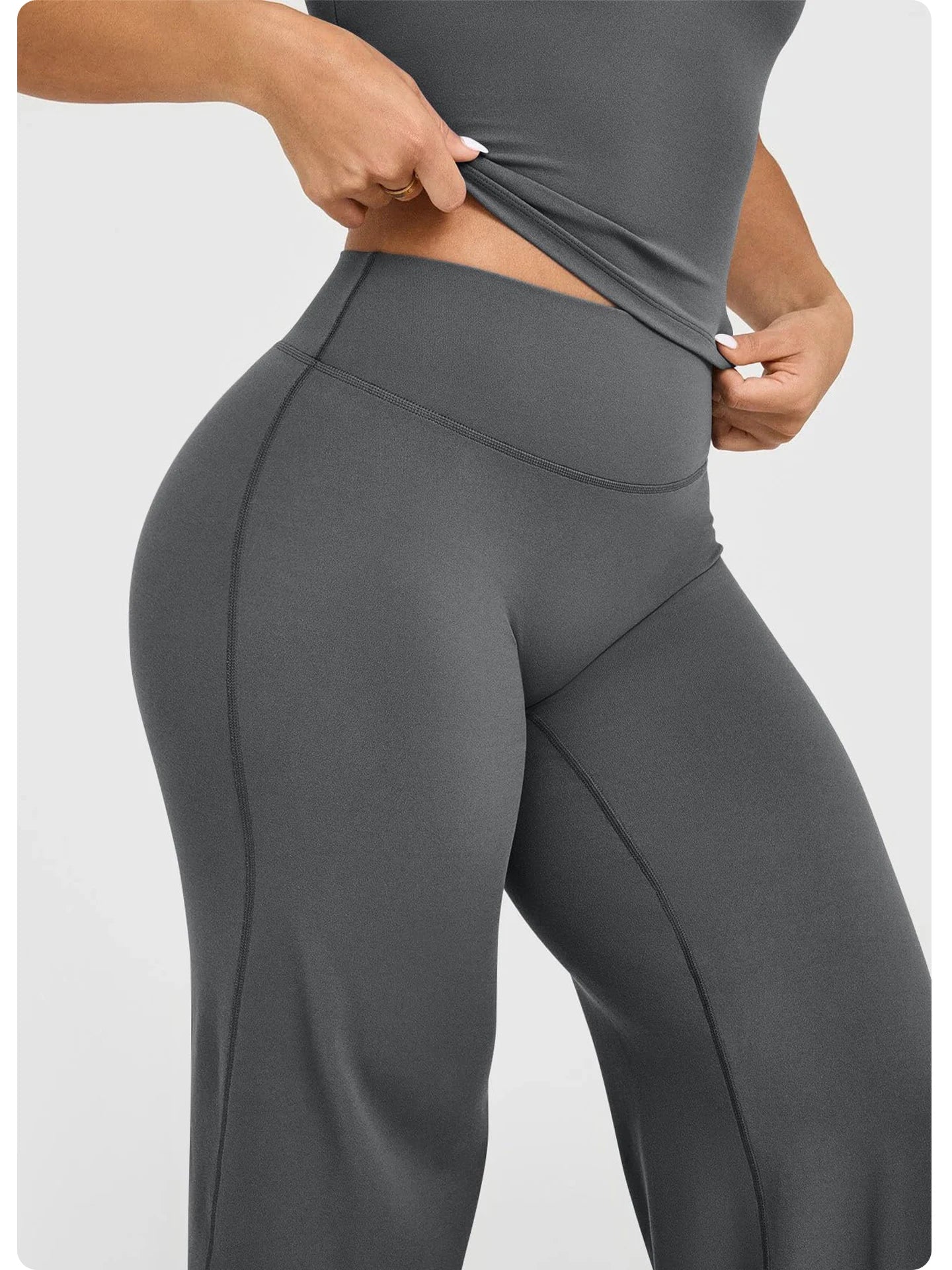Sculpt & Flow Leggings - Tummy Control Wide Leg