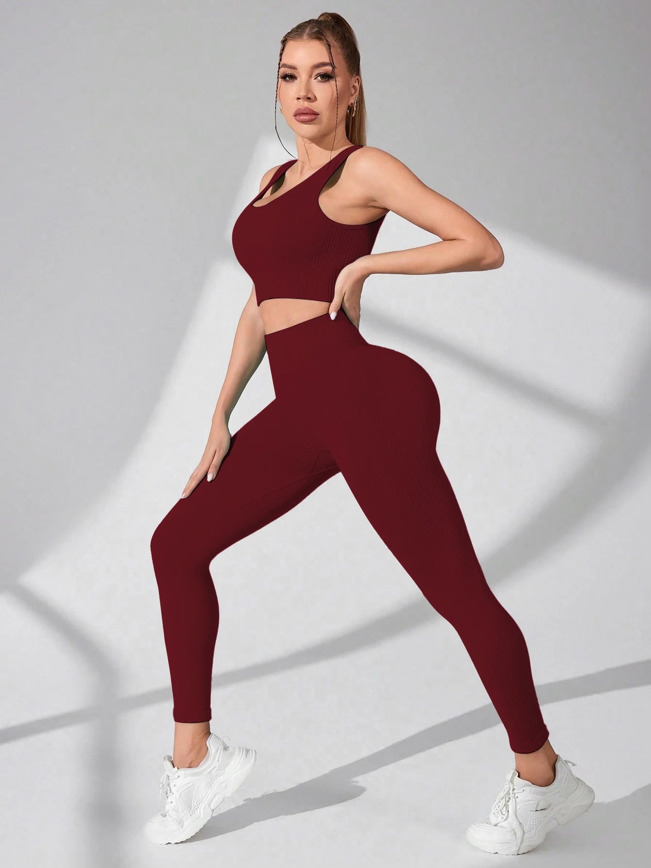 Curve & Flow Set - Cross Strap Tummy Control