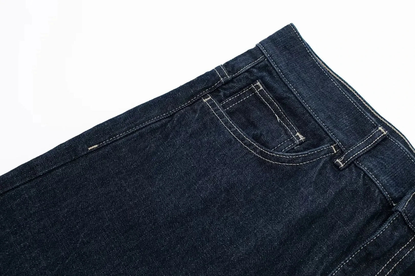 HH Women Denim Set Crop Jacket Wide Leg Jeans Vintage 2 Piece Outfit