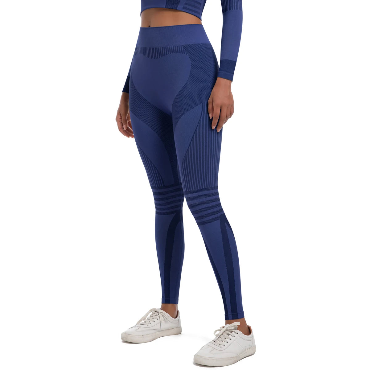 Contour Fit Leggings - Shaping Seamless Green