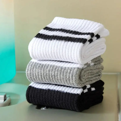Women Mid Socks Multi Pack Breathable Sweat Absorb Casual Sports Socks