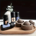 Wooden Essential Oil Diffuser – Spherical Design