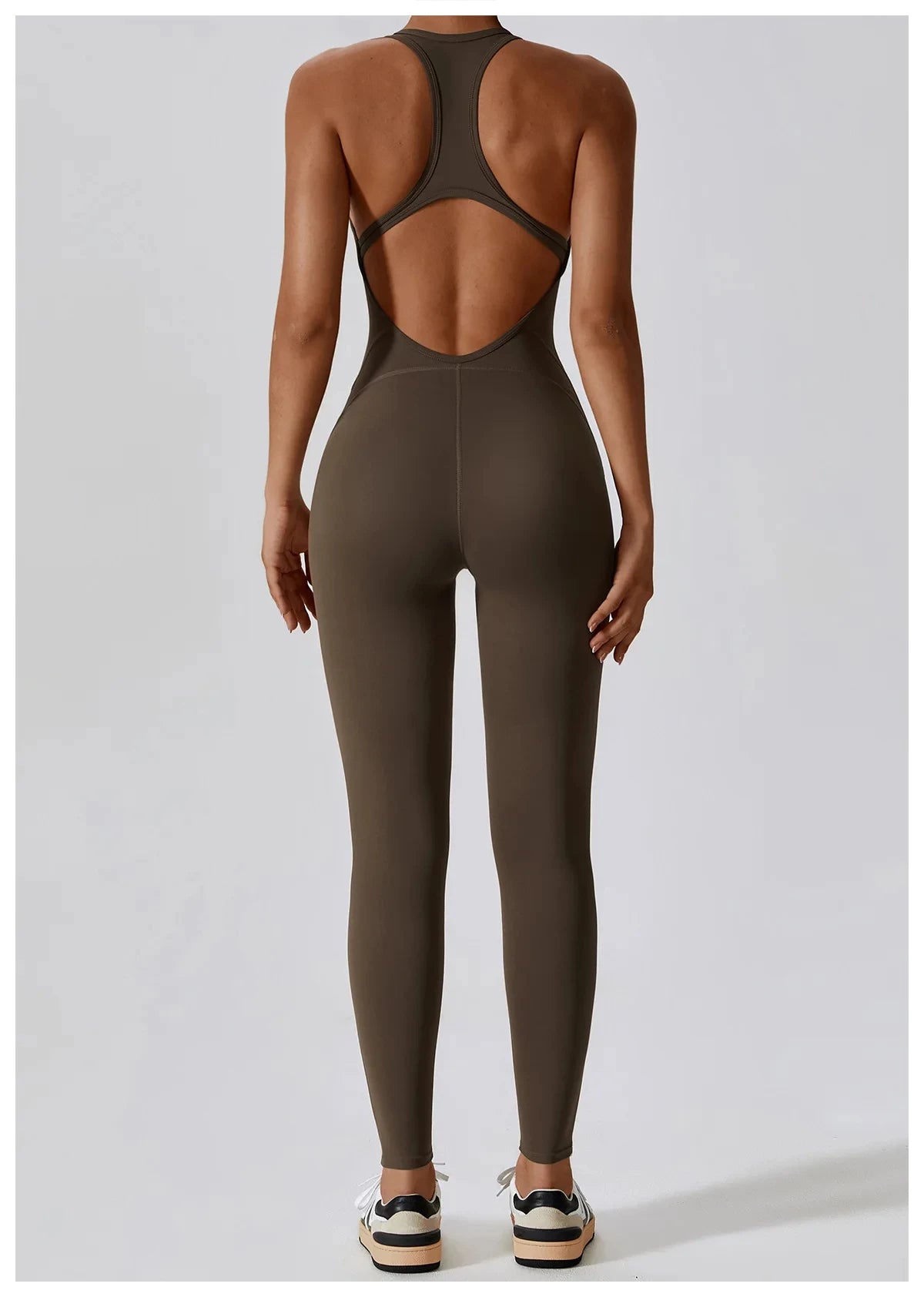 Women’s Yoga Jumpsuit | Push-Up Gym Pilates Workout Outfit