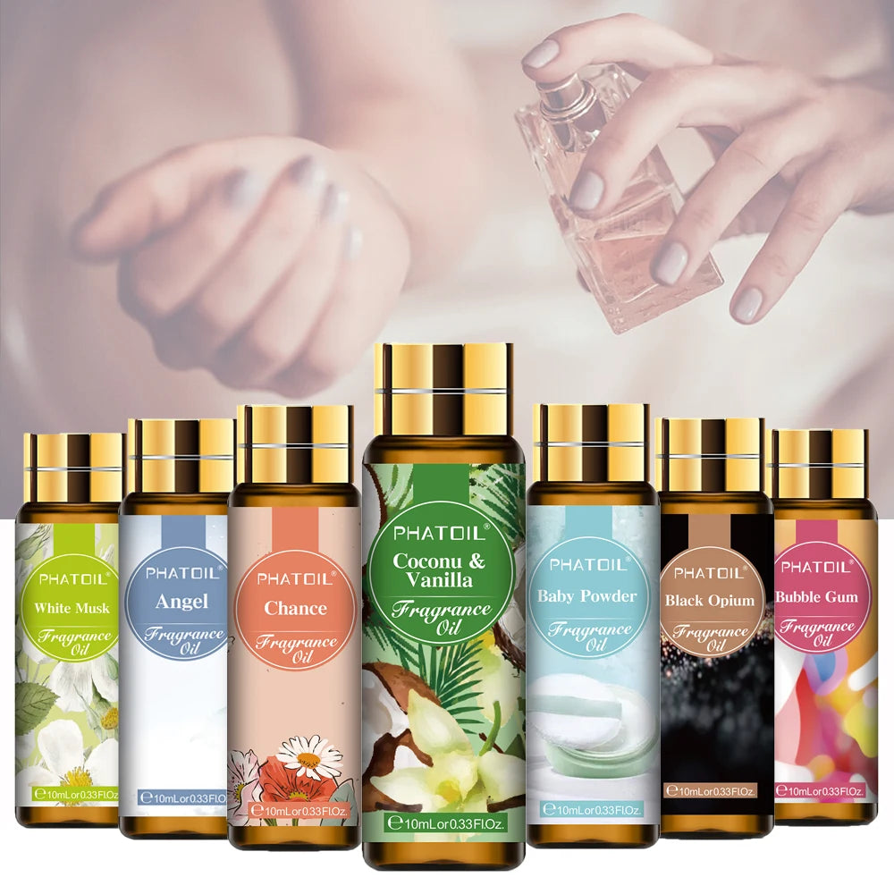 PHATOIL 10ml Fragrance Oil | Coconut Vanilla Aromatherapy Diffuser Oil