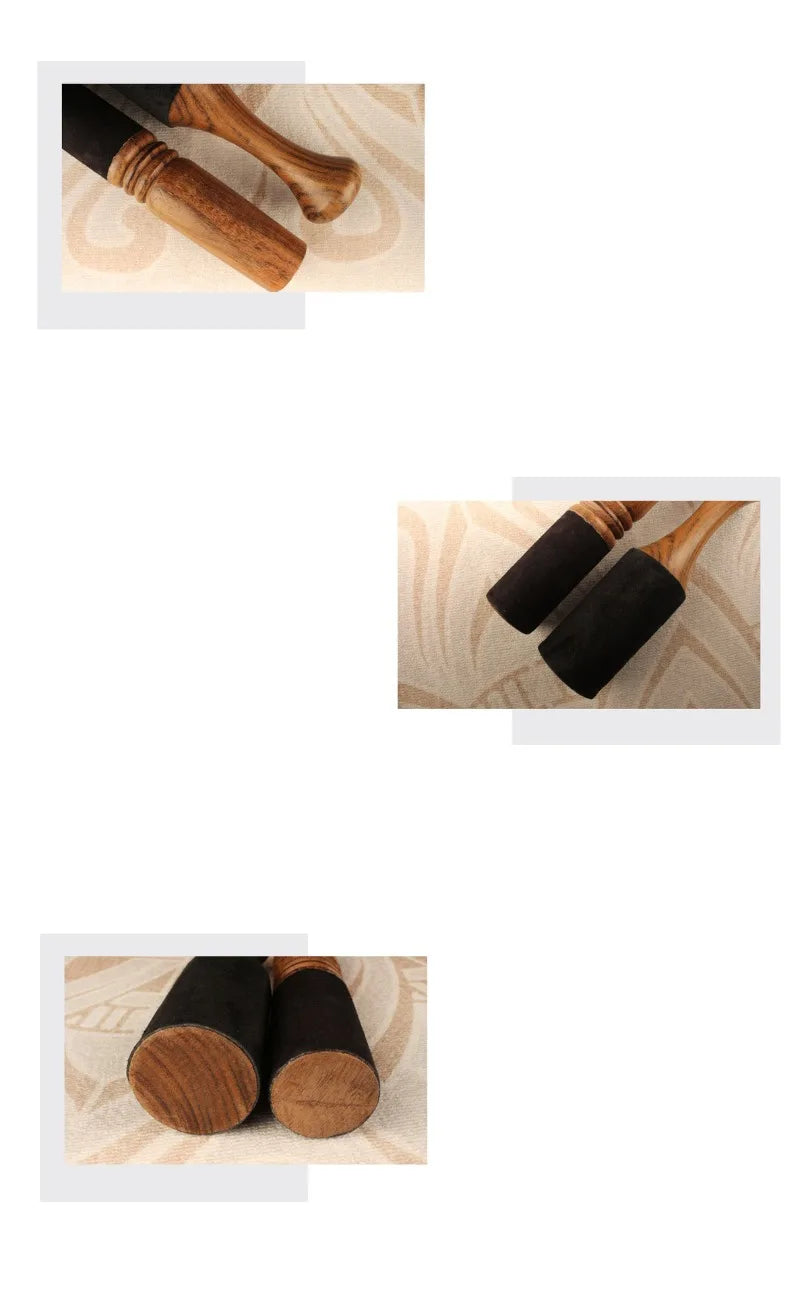 Singing Bowl Mallet | Wooden Wool Felt Stick for Meditation