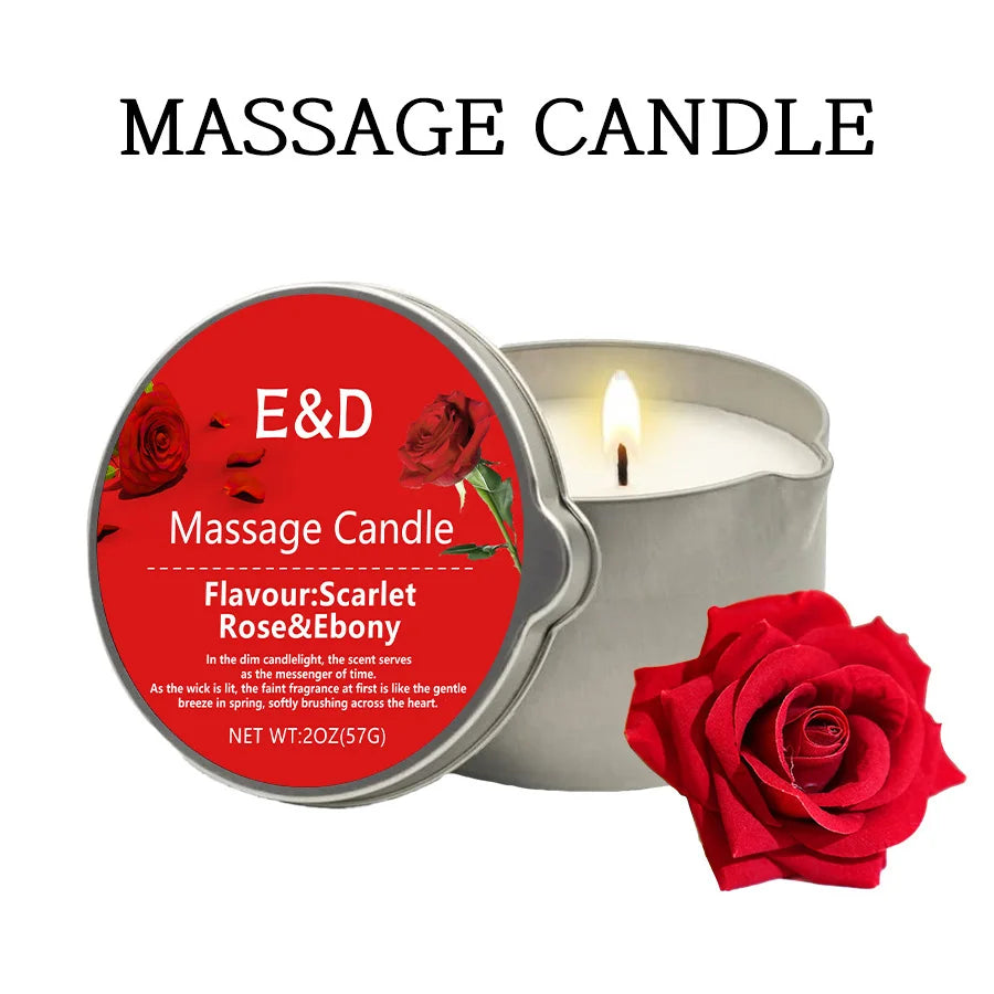EVODUCK Luxury Massage Oil Candle | Stress Relief Aromatherapy
