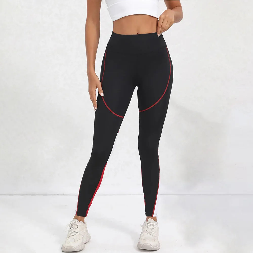 Sculpt & Flow Leggings - Seamless Colorblock