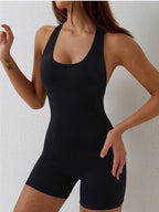 Women’s Yoga Jumpsuit | Push-Up Gym Pilates Workout Outfit