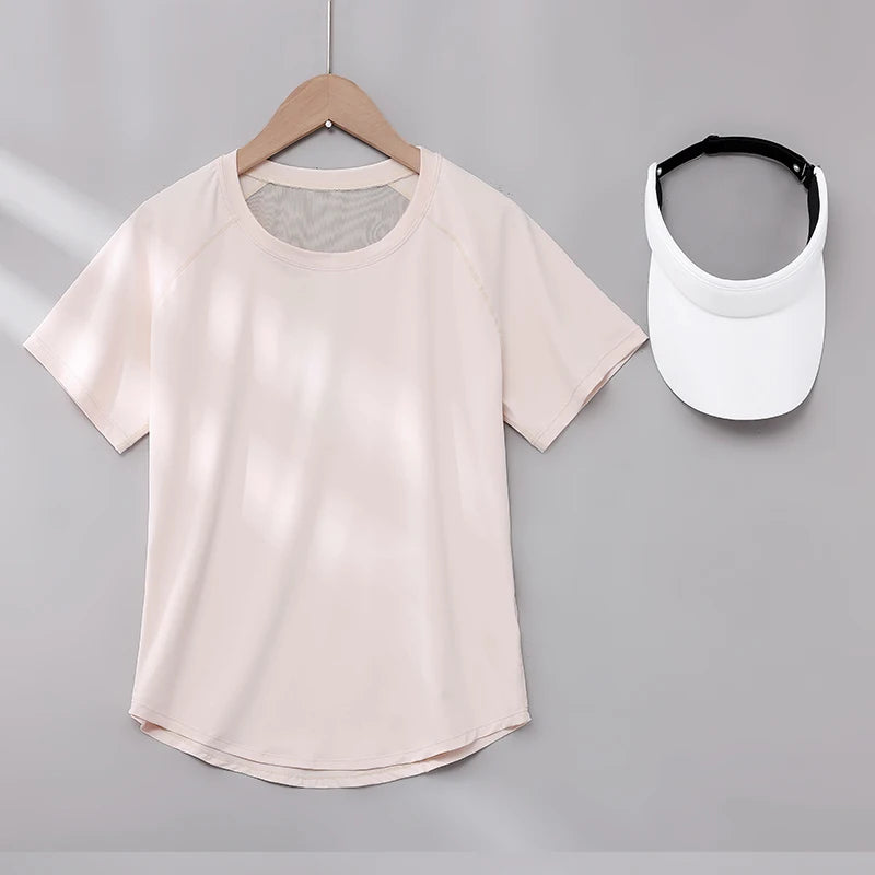 Women’s Yoga Top | Quick Dry Breathable Gym T-Shirt