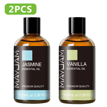 1MAYJAM Essential Oils 100ML Aromatherapy Pure Essential Oil for Diffuser Burner