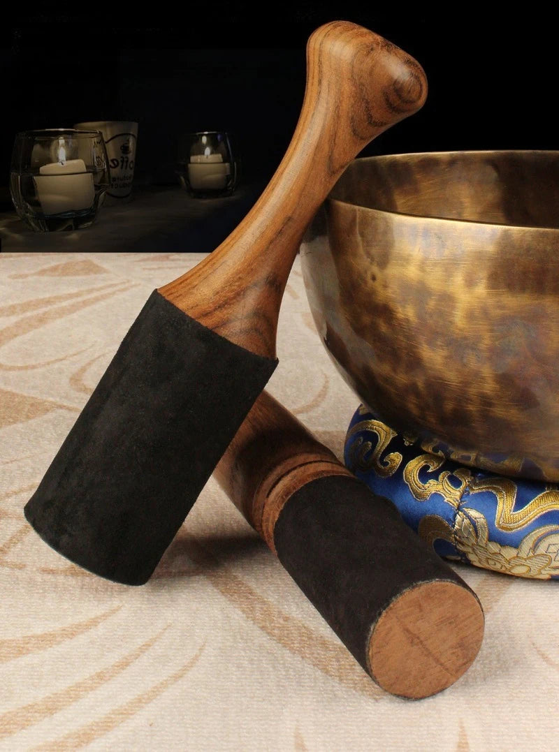 Singing Bowl Mallet | Wooden Wool Felt Stick for Meditation