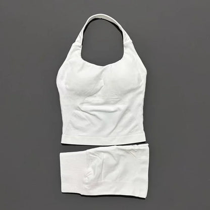 Curve & Flow Set - Seamless Halter Neck