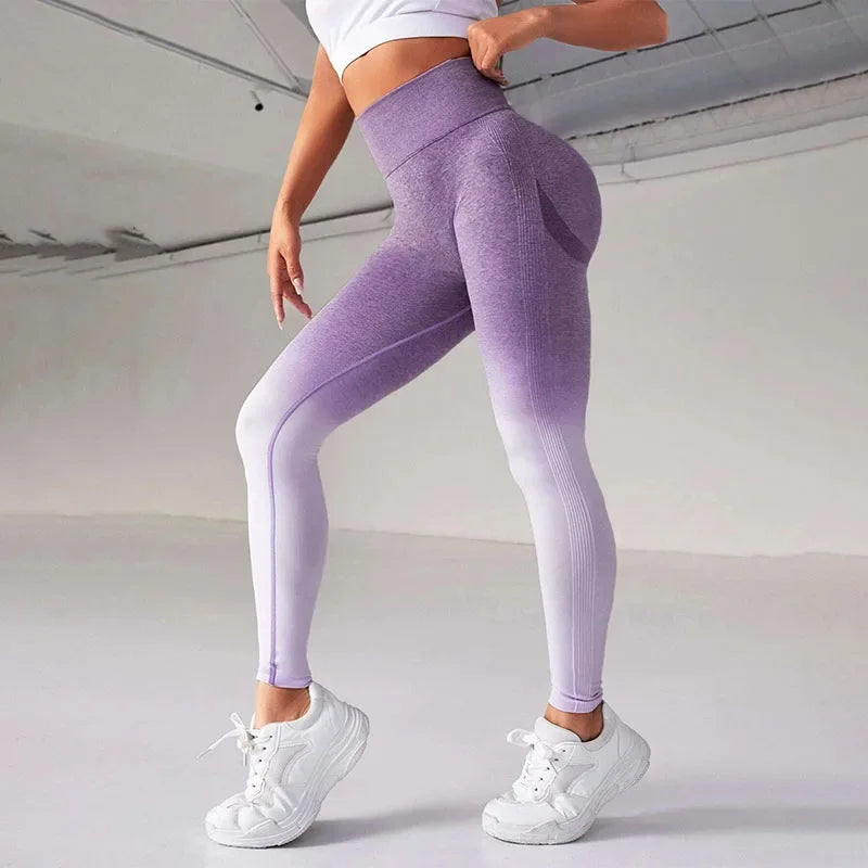 Contour Fit Leggings - Tummy Control Gradient