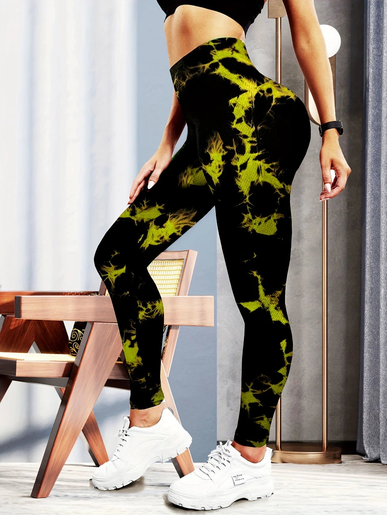 Contour Fit Leggings - Seamless Tie Dye
