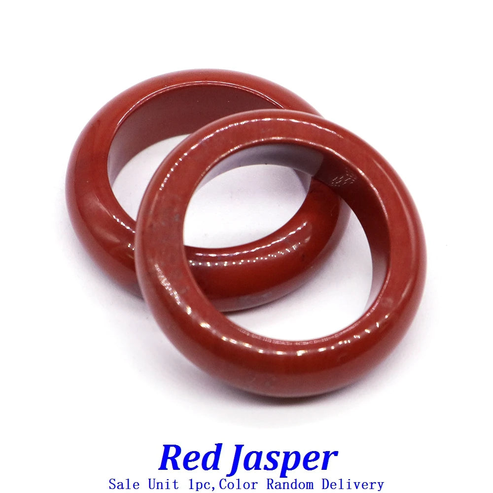 Crystal Rings – Natural Stone Reiki Healing Gem  Fashion Bridal Wedding Women Love Rings | Jewelry Accessories & Valentine’s Day Gift