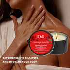 EVODUCK Luxury Massage Oil Candle | Stress Relief Aromatherapy