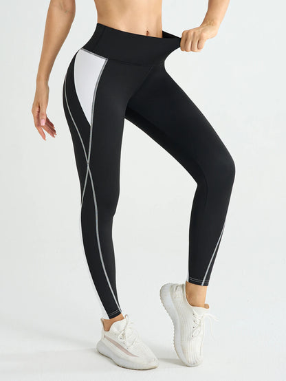 Contour Fit Leggings - Shaping Geometric Color