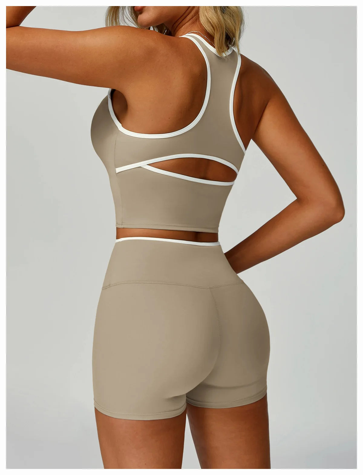 Women Sports Bra High Support Yoga Top Gym Workout Padded Fitness Vest