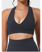Hearuisavy Yoga Sports Bra | Women’s Breathable Gym Fitness Top