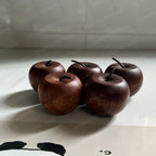 Natural Wood Apple Aroma Diffuser – Essential Oil Scent Decor