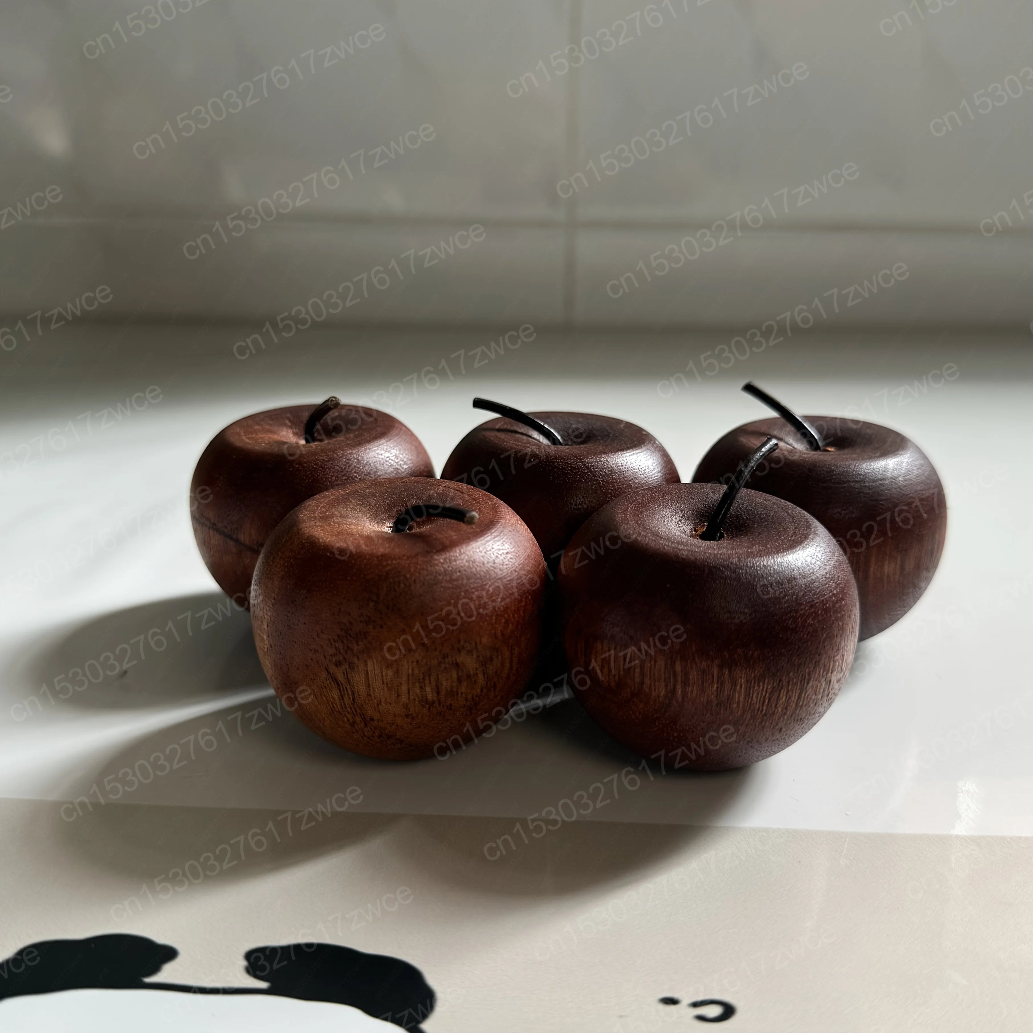 Natural Wood Apple Aroma Diffuser – Essential Oil Scent Decor