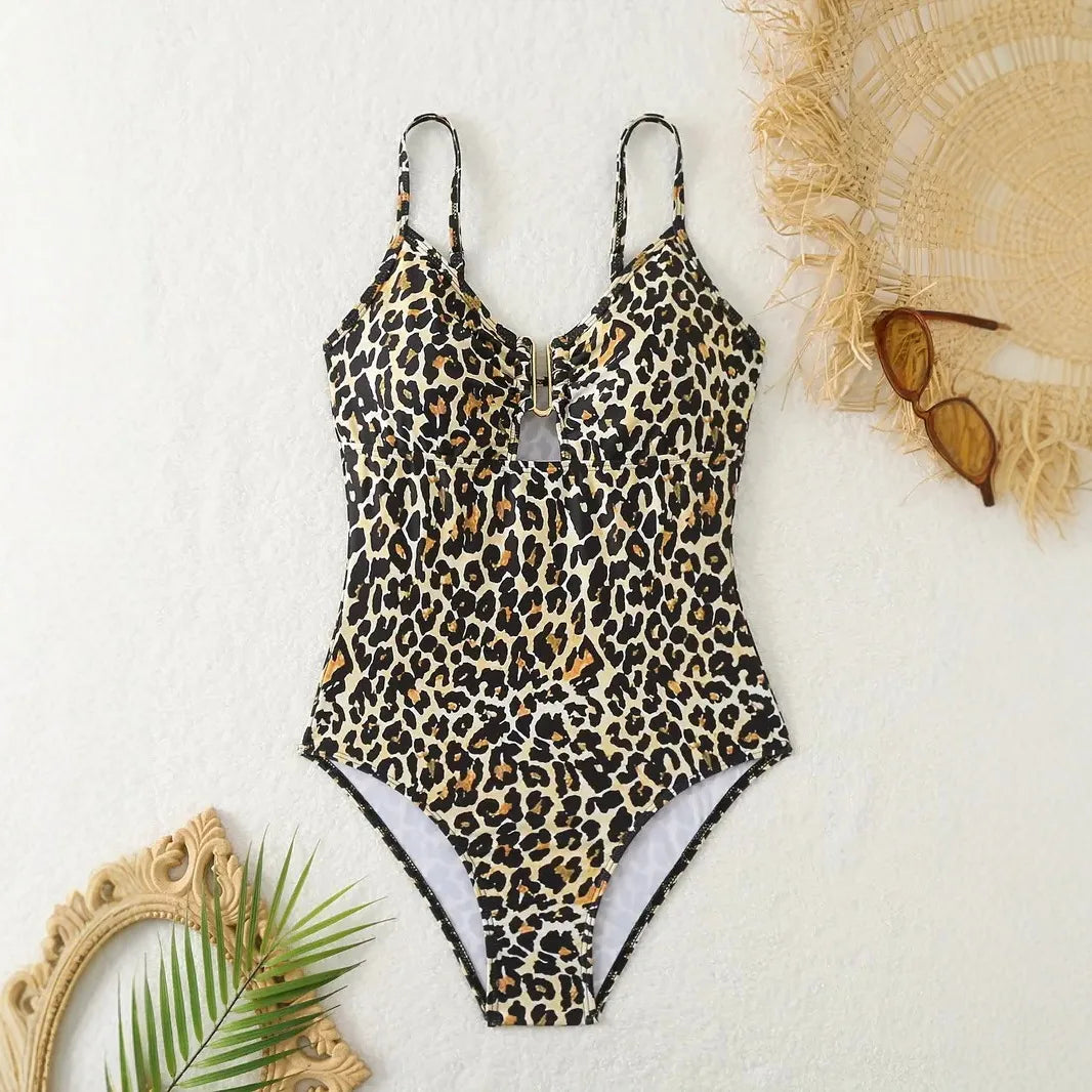 Heatwave Curve - Strappy Backless Leopard