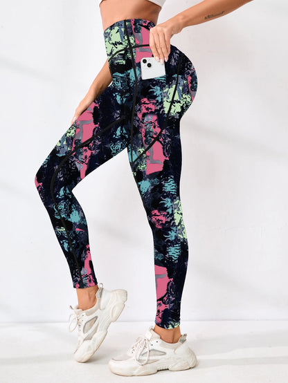 Second Skin Leggings - Multicolor Pattern