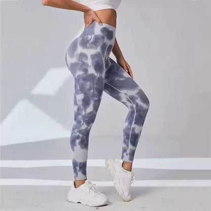 Second Skin Leggings - Seamless Multicolor Pattern