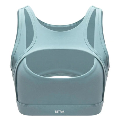 Women High Impact Sports Bra Push Up Shockproof Gym Workout Yoga Crop Top