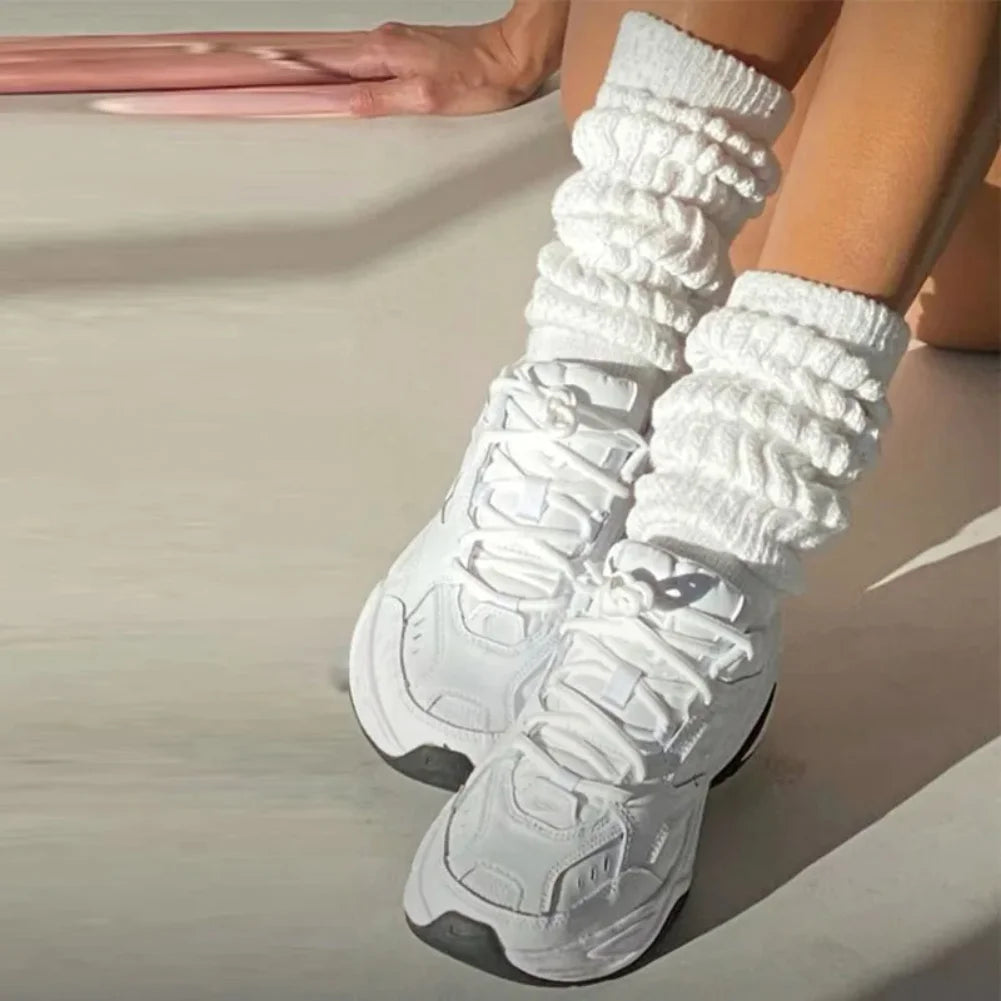 Essential Slouch Socks - White