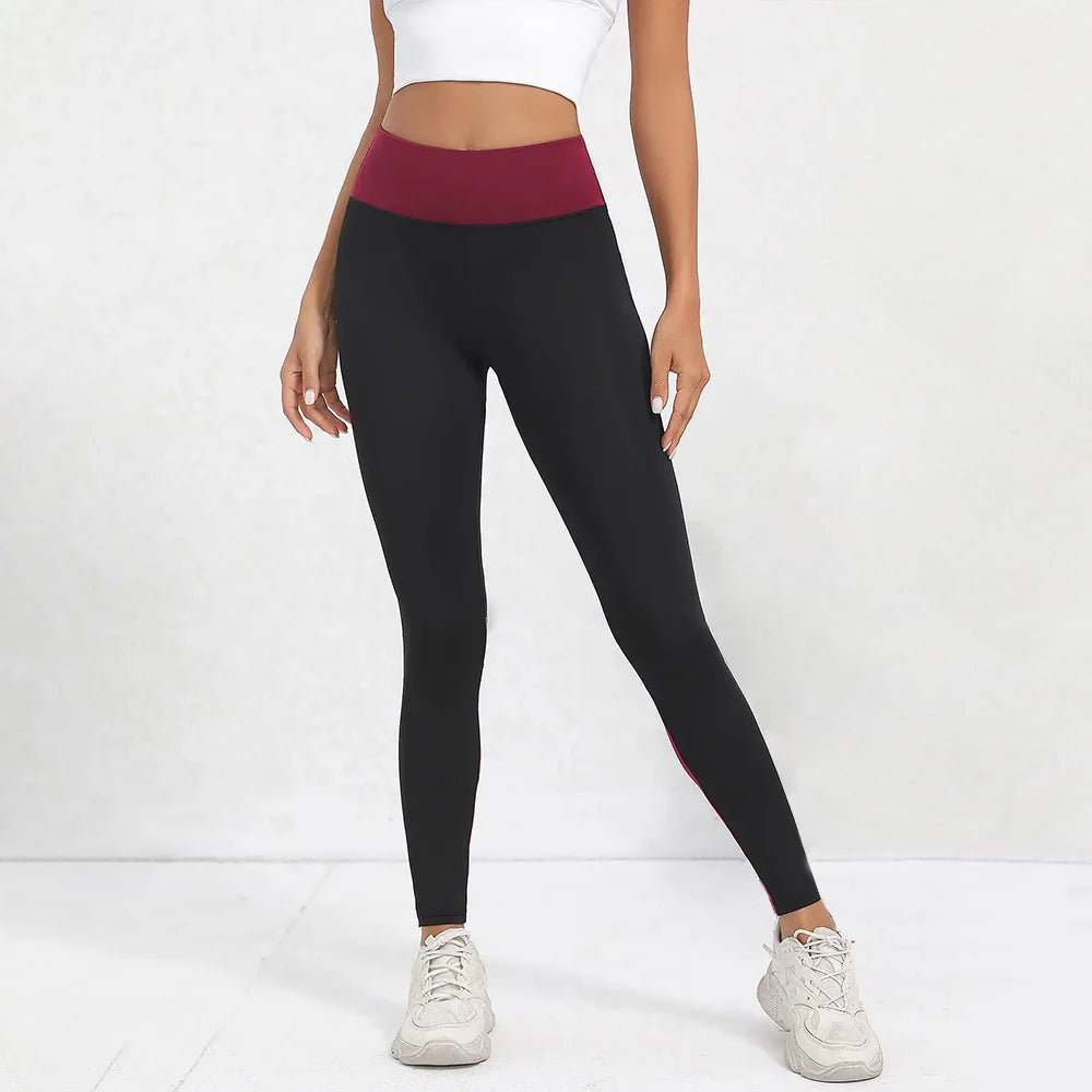 Sculpt & Flow Leggings - Seamless Colorblock