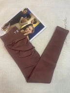 TEVEO Seamless Yoga Leggings | Mid-Waist Sculpting Fitness Pants