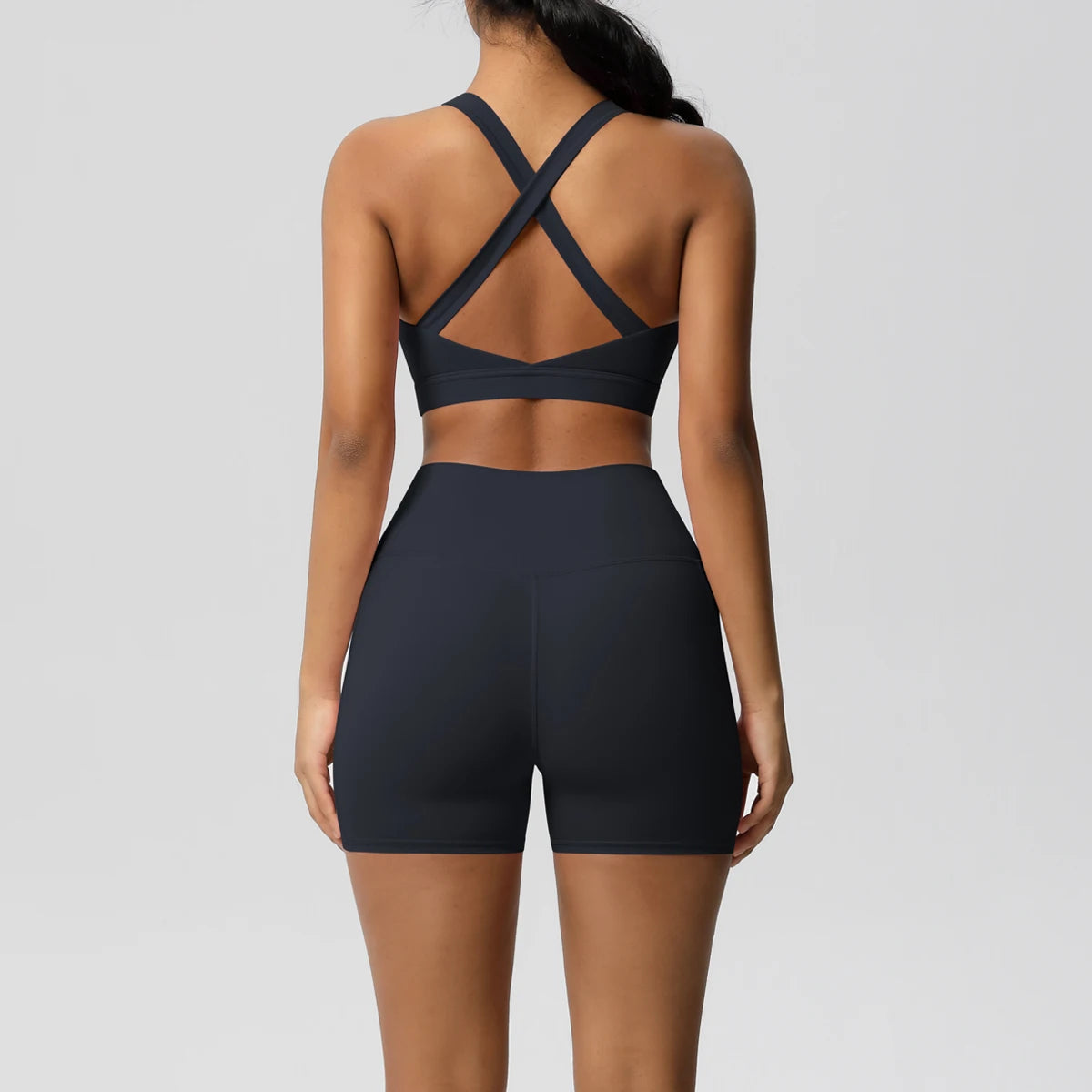 2 Piece Cross Fit Set Women | Pocket Leggings Gym Outfit