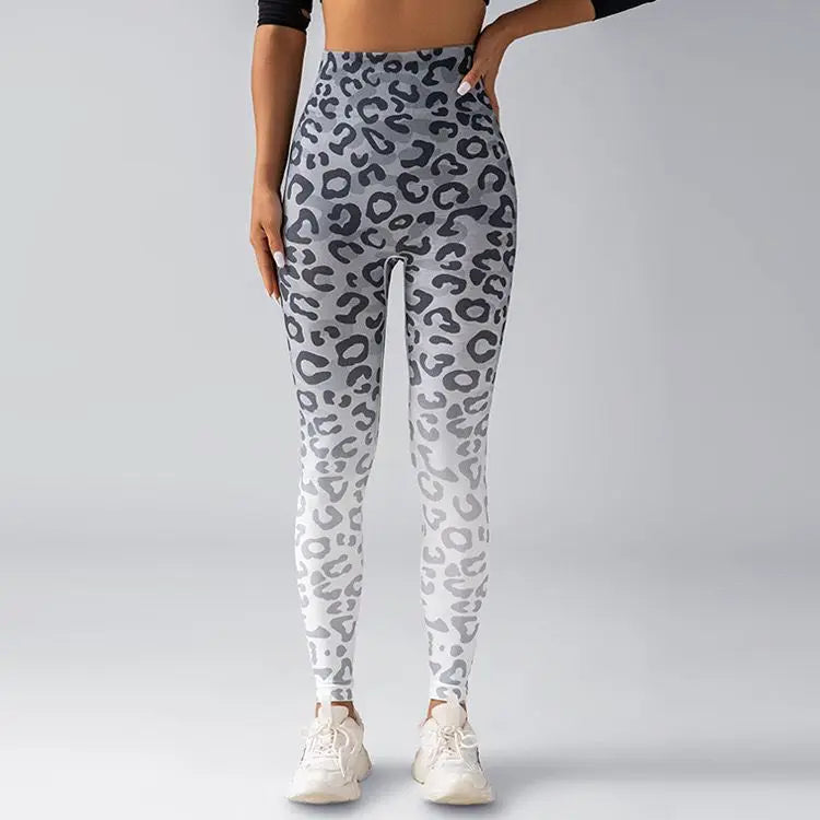 Second Skin Leggings - Blue or Pink Leopard